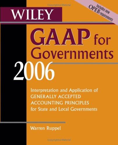 Cover for Wiley GAAP for Governments 2006