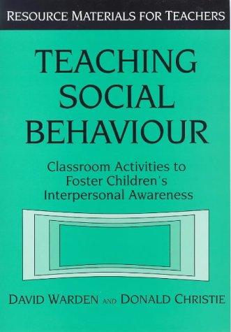 Cover for Teaching social behaviour