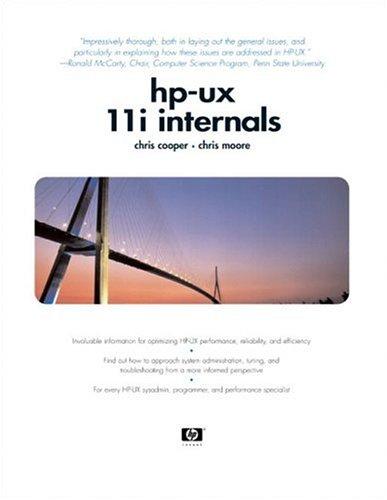 Cover for HP-UX 11i Internals (Hewlett-Packard Professional Books)