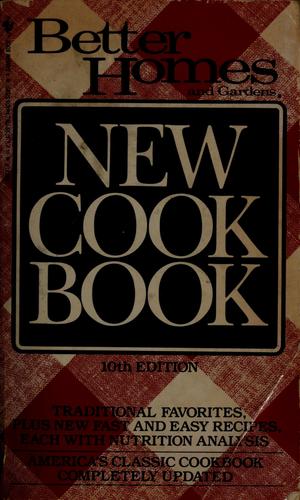 Cover for New cook book.