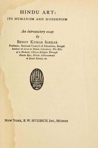 Cover for Hindu art