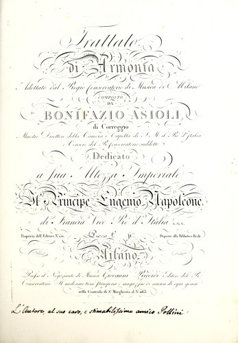 Cover for Trattato di armonia