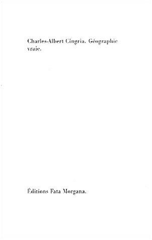 Cover for Géographie vraie