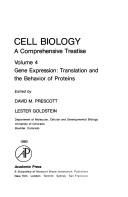 Cover for Gene expression, translation and the behavior of proteins