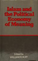 Cover for Islam and the political economy of meaning