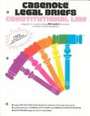 Cover for Casenote legal briefs.