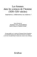 Cover for Les femmes dans les sciences de l'homme, XIXe-XXe siècles
