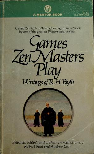 Cover for Games Zen masters play