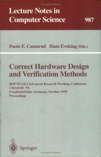 Cover for Correct hardware design and verification methods