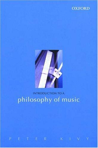 Cover for Introduction to a Philosophy of Music