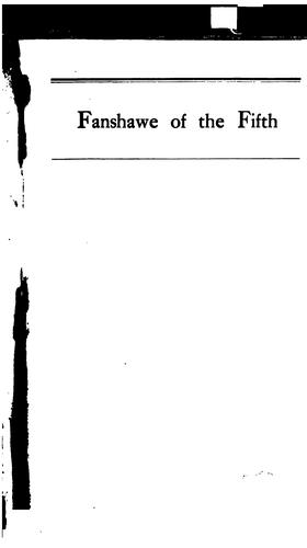 Cover for Fanshawe of the Fifth