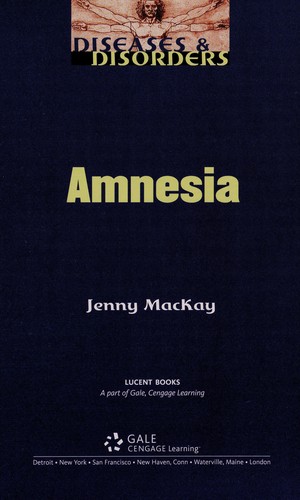 Cover for Amnesia (Diseases & Disorders)