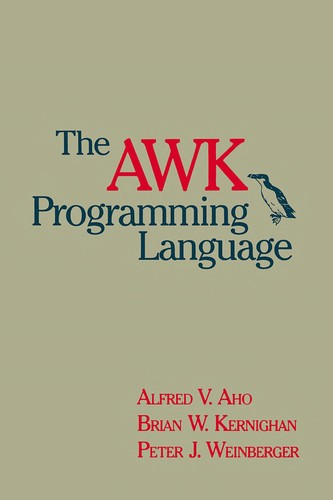 Cover for The  AWK programming language