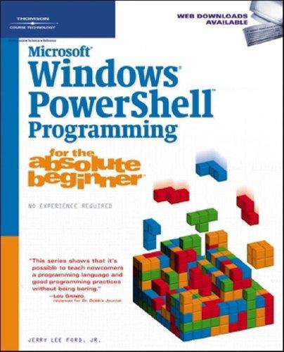 Cover for Microsoft Windows PowerShell Programming for the Absolute Beginner