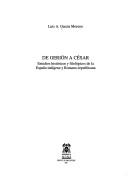 Cover for De Gerión a César