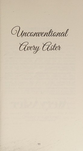 Cover for Unconventional