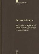 Cover for Essentialisme