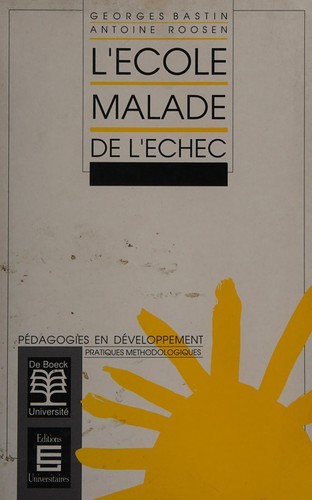 Cover for L' Ecole malade de l'échec