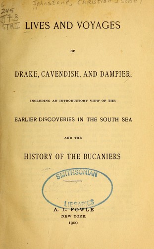Cover for Lives and voyages of Drake, Cavendish, and Dampier