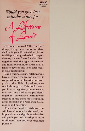 Cover for Would you give two minutes a day for-- a lifetime of love?