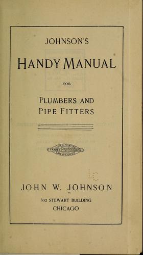 Cover for Johnson's handy manual for plumbers
