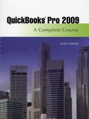 Cover for Quickbooks Pro 2009 A Complete Course