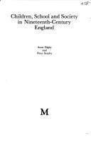 Cover for Children, school, and society in nineteenth-century England