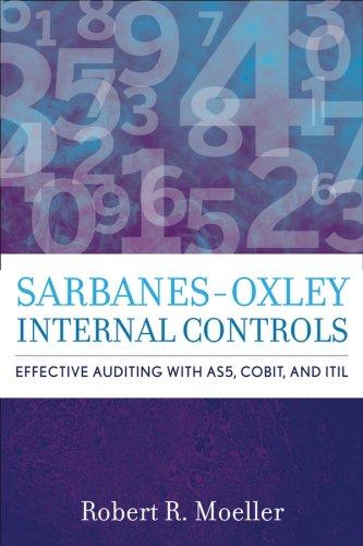Cover for Sarbanes-Oxley Internal Controls