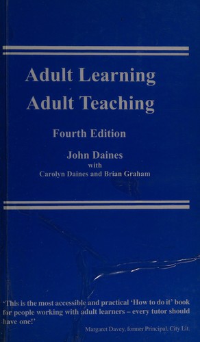 Cover for Adult learning, adult teaching