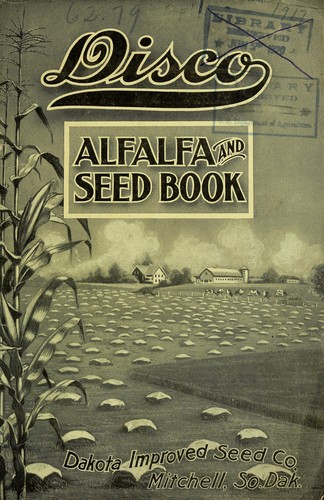 Cover for Disco alfalfa and seed book