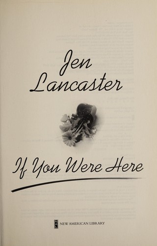 Cover for If you were here