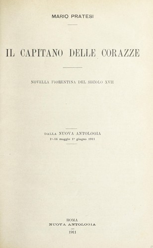 Cover for Il capitano delle corazze