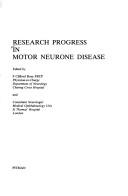 Cover for Research progress in motor neurone disease