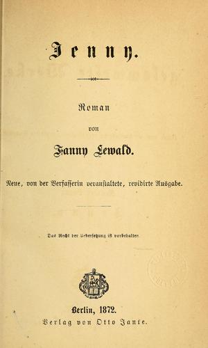 Cover for Jenny