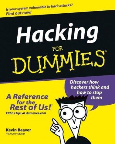 Cover for Hacking for Dummies