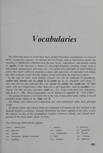 Cover for Spanish in review