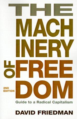 Cover for The machinery of freedom