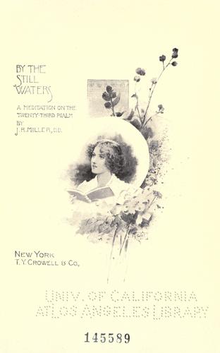 Cover for By the still waters
