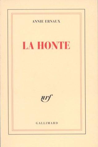 Cover for La honte