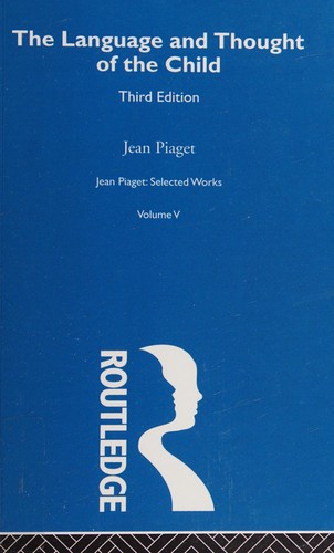 Cover for Language and Thought of the Child