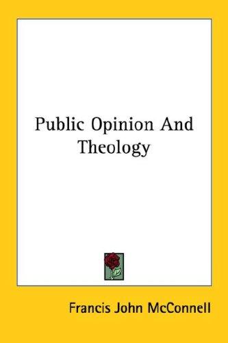 Cover for Public Opinion And Theology