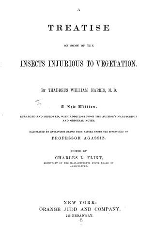 Cover for A treatise on some of the insects injurious to vegetation