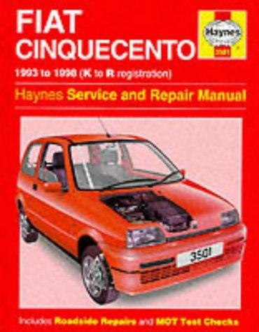 Cover for Fiat Cinquecento Service and Repair Manual