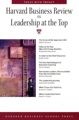 Cover for Harvard Business Review on Leadership at the Top (Harvard Business Review Paperback Series)