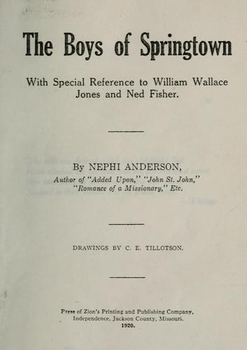 Cover for boys of Springtown