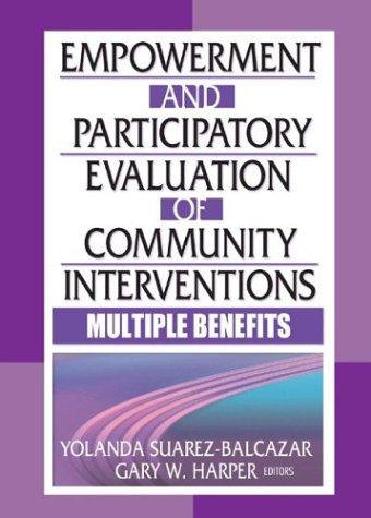Cover for Empowerment and Participatory Evaluation of Community Interventions