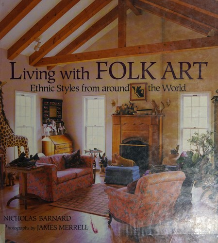 Cover for Living with folk art