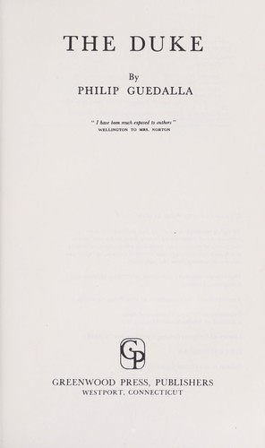Cover for The Duke