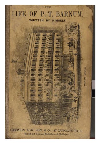 Cover for The life of P.T. Barnum, by himself. Author's ed