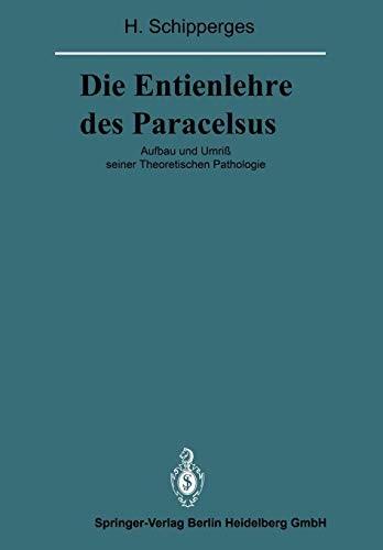 Cover for Die Entienlehre des Paracelsus